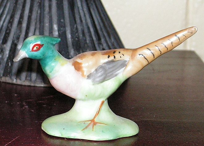 Vintage Occupied Japan Bird Figurine Handpainted Ceramic Vintage Occupied Japan Bird Figurine Handpainted Ceramic