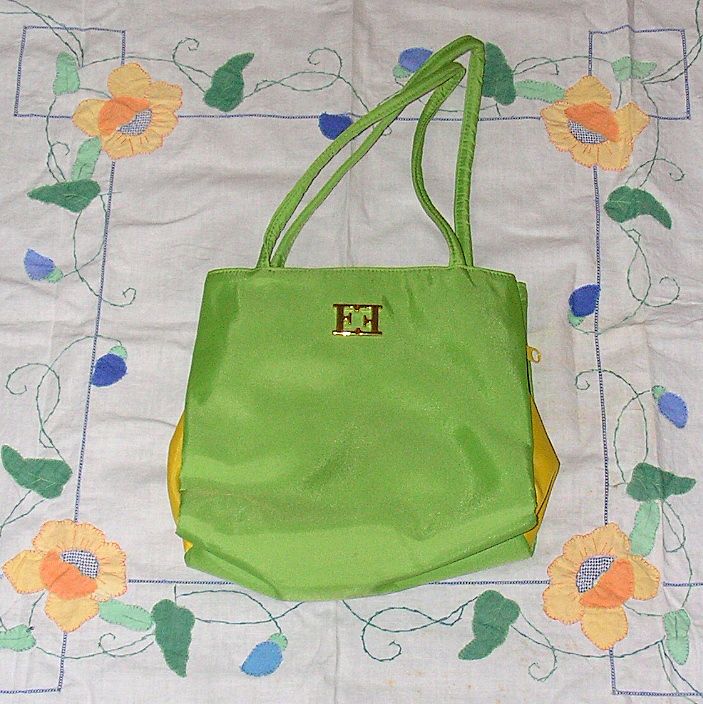 Escada Margaretha Ley Sunny Frutti Handbag Lime Green Lemon Escada Margaretha Ley Sunny Frutti Handbag Lime Green Lemon