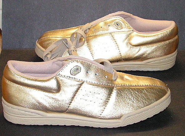 Propet Leather Shoes Funwalker Gold New Propet Leather Shoes Funwalker Gold New