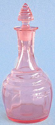 Paden City Elegant Depression Glass Decanter Cheri-Glo Pink Party Line Paden City Elegant Depression Glass Decanter Cheri-Glo Pink Party Line