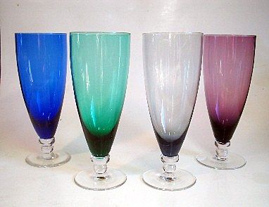 4 Elegant Multi Colored Glasses 4 Elegant Multi Colored Glasses