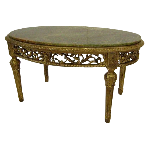 French Gilt Marble Top Table French Gilt Marble Top Table