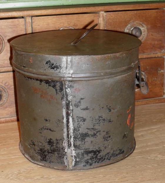 Small Tin Pantry Box - Civil War Era Small Tin Pantry Box - Civil War Era