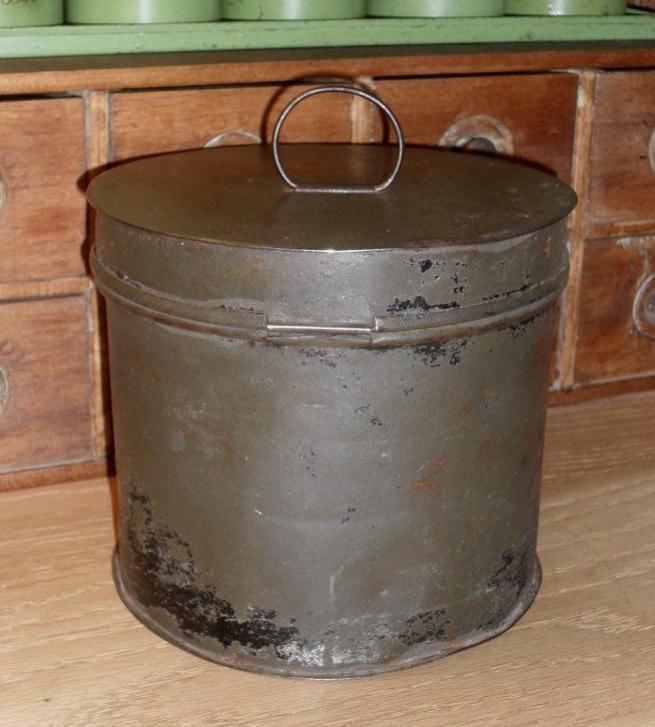 Small Tin Pantry Box - Civil War Era Small Tin Pantry Box - Civil War Era