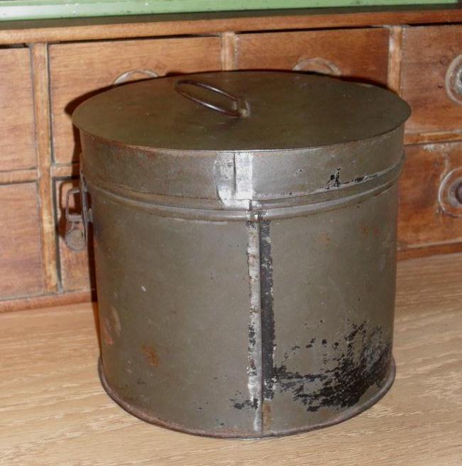 Small Tin Pantry Box - Civil War Era Small Tin Pantry Box - Civil War Era