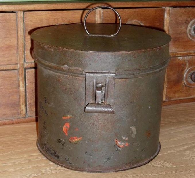 Small Tin Pantry Box - Civil War Era Small Tin Pantry Box - Civil War Era