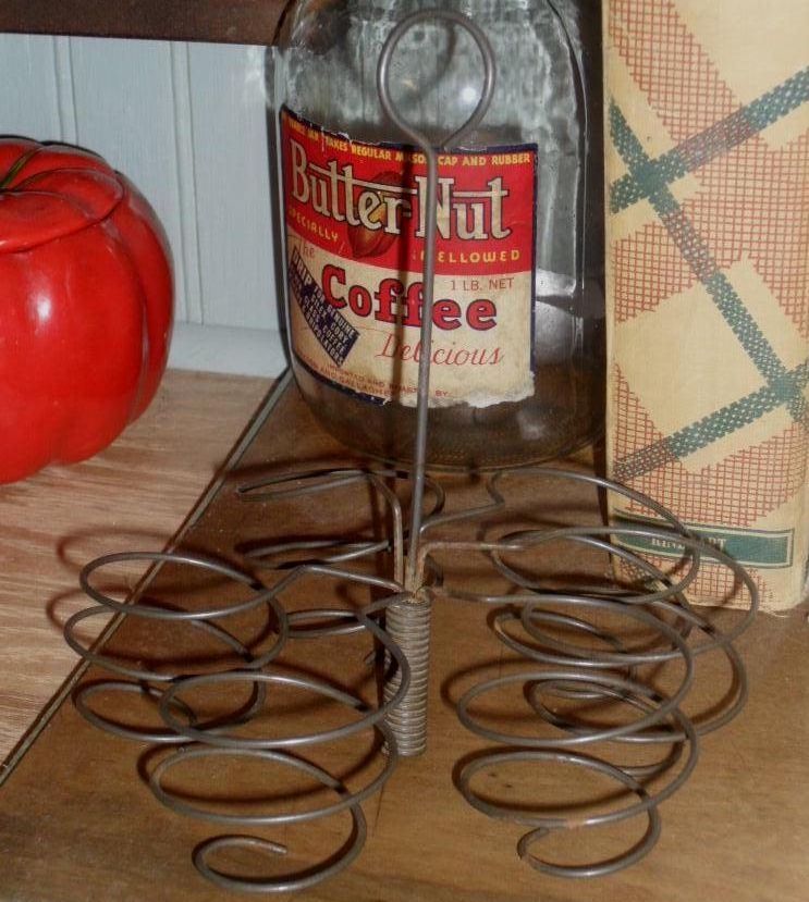 Wireware 6 - Egg Boiler Rack - Folding - 19th C. Wireware 6 - Egg Boiler Rack - Folding - 19th C.