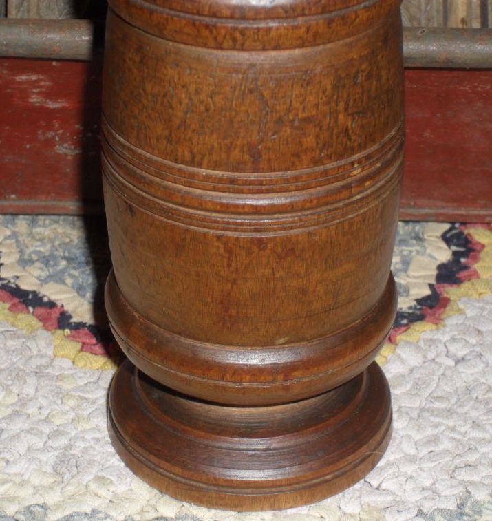 c. 1890 Wooden Spice Nutmeg Grinder / Grater c. 1890 Wooden Spice Nutmeg Grinder / Grater