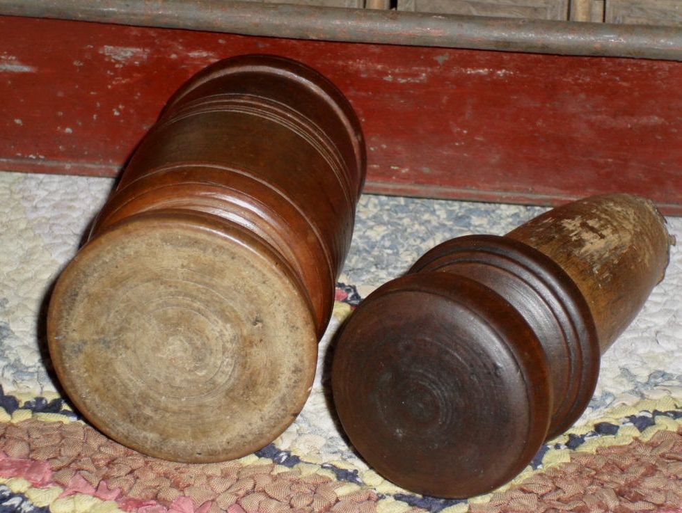 c. 1890 Wooden Spice Nutmeg Grinder / Grater c. 1890 Wooden Spice Nutmeg Grinder / Grater
