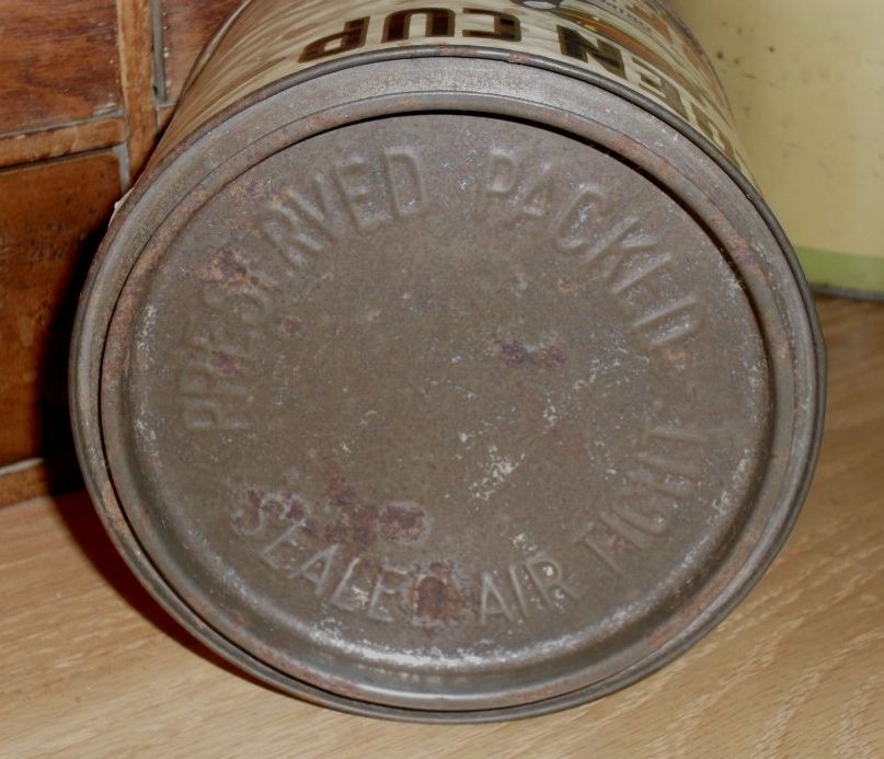 Golden Cup Coffee Tin - Sibley-Almy Olean New York - c. 1930 Golden Cup Coffee Tin - Sibley-Almy Olean New York - c. 1930