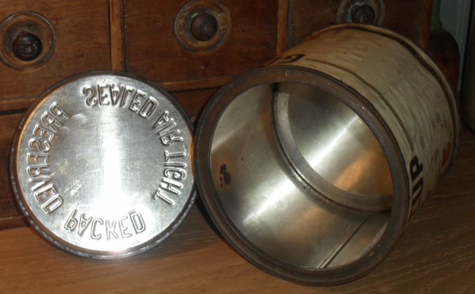 Golden Cup Coffee Tin - Sibley-Almy Olean New York - c. 1930 Golden Cup Coffee Tin - Sibley-Almy Olean New York - c. 1930