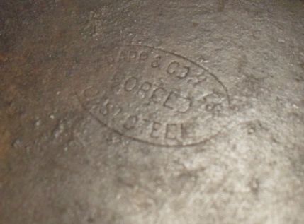 c 1880 Herb / Food Chopper - Signed - Hand Forged c 1880 Herb / Food Chopper - Signed - Hand Forged
