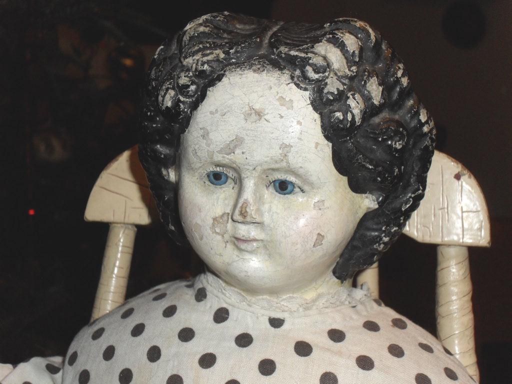 1858 Paper Mache Doll - Ludwig Greiner 1858 Paper Mache Doll - Ludwig Greiner