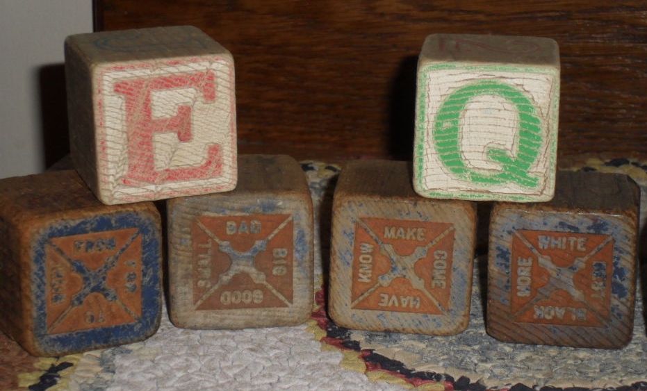 Child's Wooden Blocks - Group of 11 Child's Wooden Blocks - Group of 11