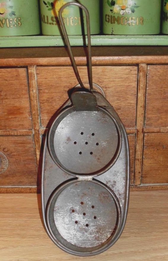 c.1890s Tin Double Egg Poacher c.1890s Tin Double Egg Poacher