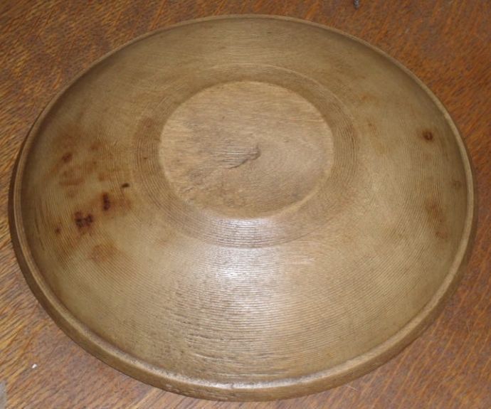 Beehive Turned Wooden Dough - Butter Bowl c. 1890s Beehive Turned Wooden Dough - Butter Bowl c. 1890s