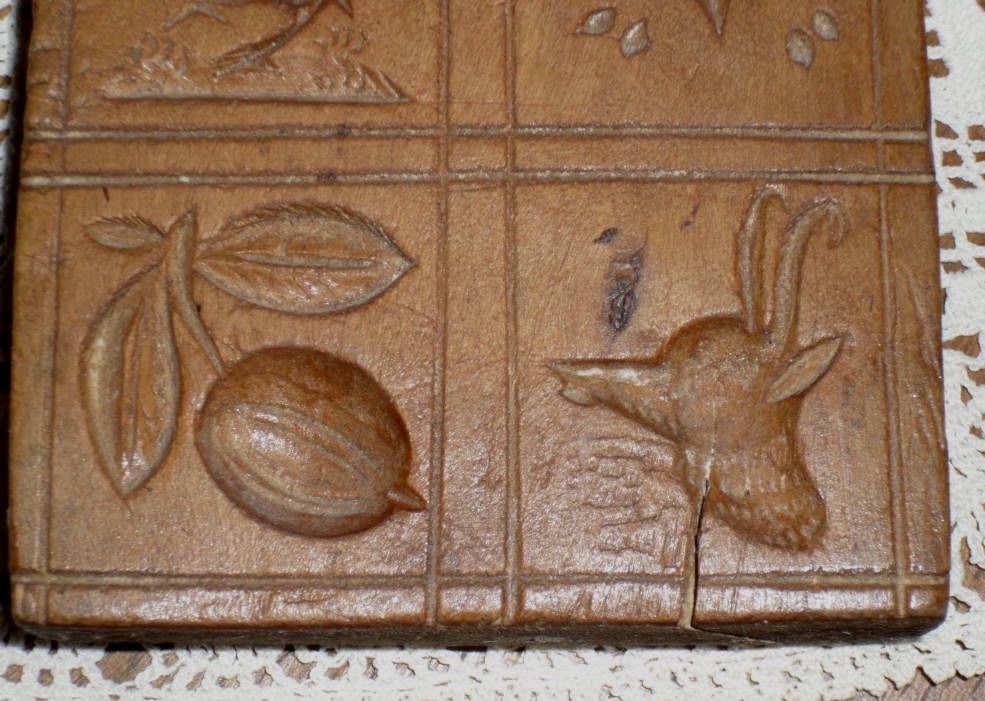 Carved Wooden Springerle Cookie Mold - 19th C Carved Wooden Springerle Cookie Mold - 19th C
