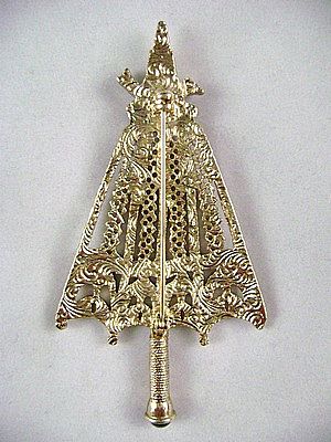 Ornate Victorian Revival Style Parasol Umbrella Pin 1928 Jewelry Co. Ornate Victorian Revival Style Parasol Umbrella Pin 1928 Jewelry Co.