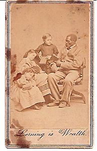 Distinguished African American Man with Three White Slave Children -- Charley, Rebecca and Rosa Distinguished African American Man with Three White Slave Children -- Charley, Rebecca and Rosa