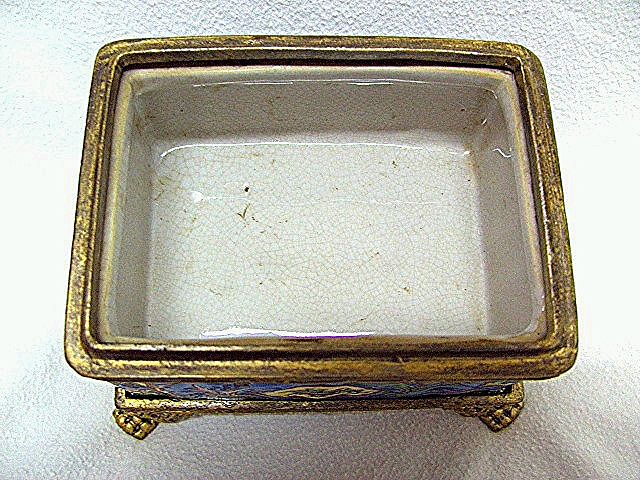Emaux De Louviere Pottery Box or Casket Emaux De Louviere Pottery Box or Casket