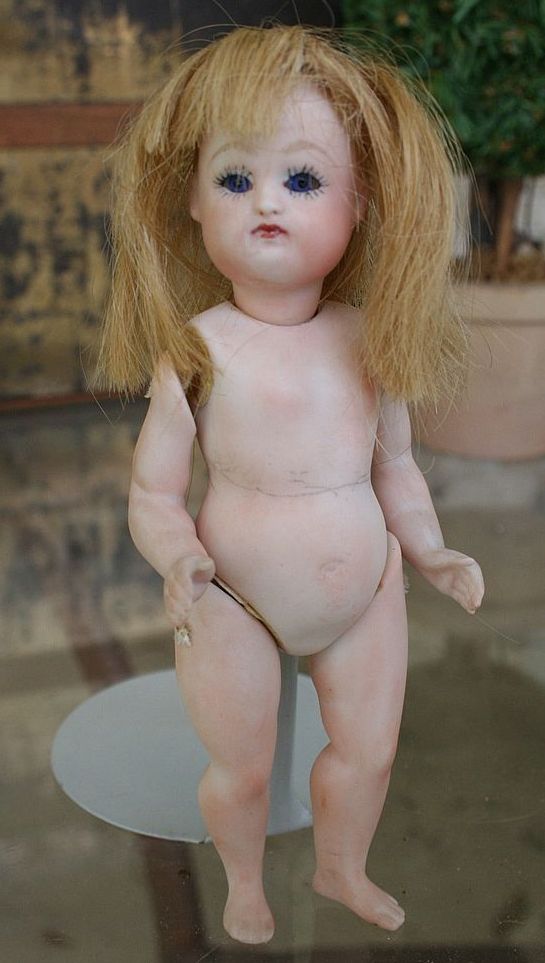 Small All-Bisque Square-Faced Kestner Small All-Bisque Square-Faced Kestner