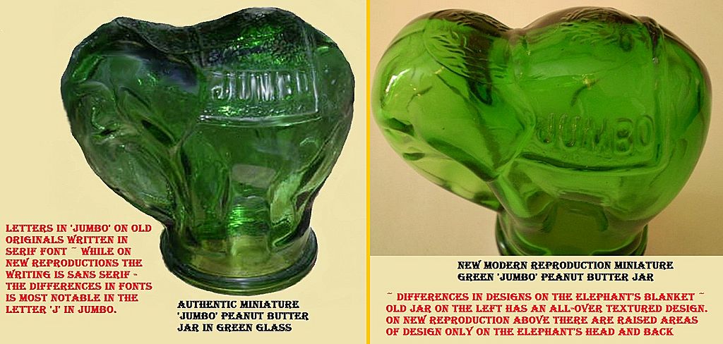 Miniature Green Jumbo Peanut Butter Jar Miniature Green Jumbo Peanut Butter Jar
