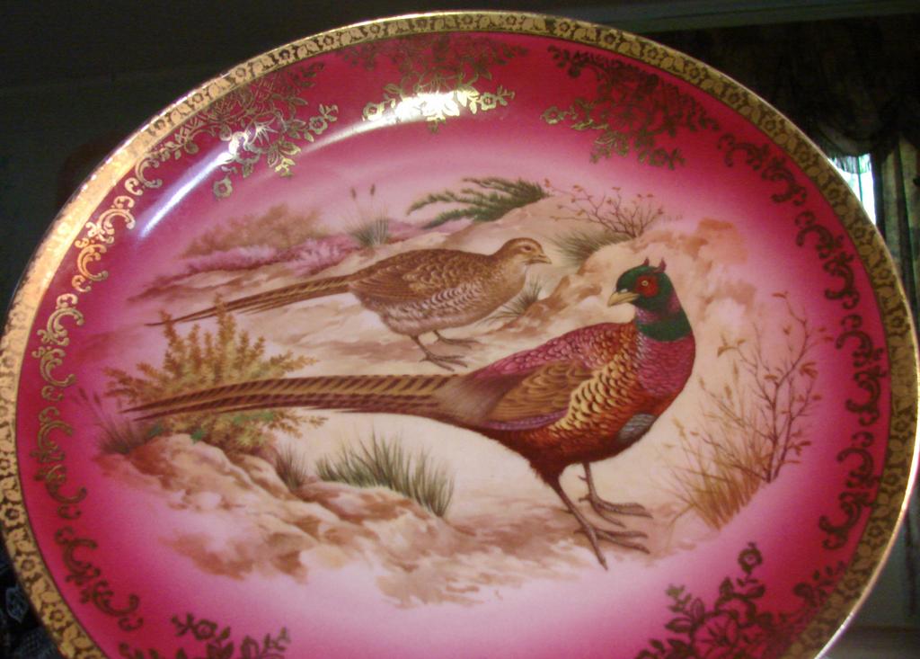 Fake Bavaria Germany Pheasant Plate Fake Bavaria Germany Pheasant Plate