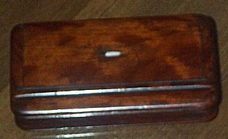 Maghogany Snuff Box/Early Victorian Maghogany Snuff Box/Early Victorian
