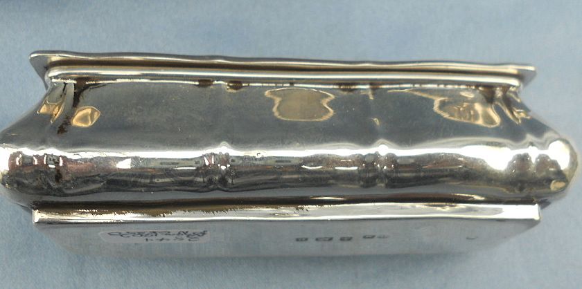 Silver Trinket Box, Edwardian, Reynolds' Angel Silver Trinket Box, Edwardian, Reynolds' Angel