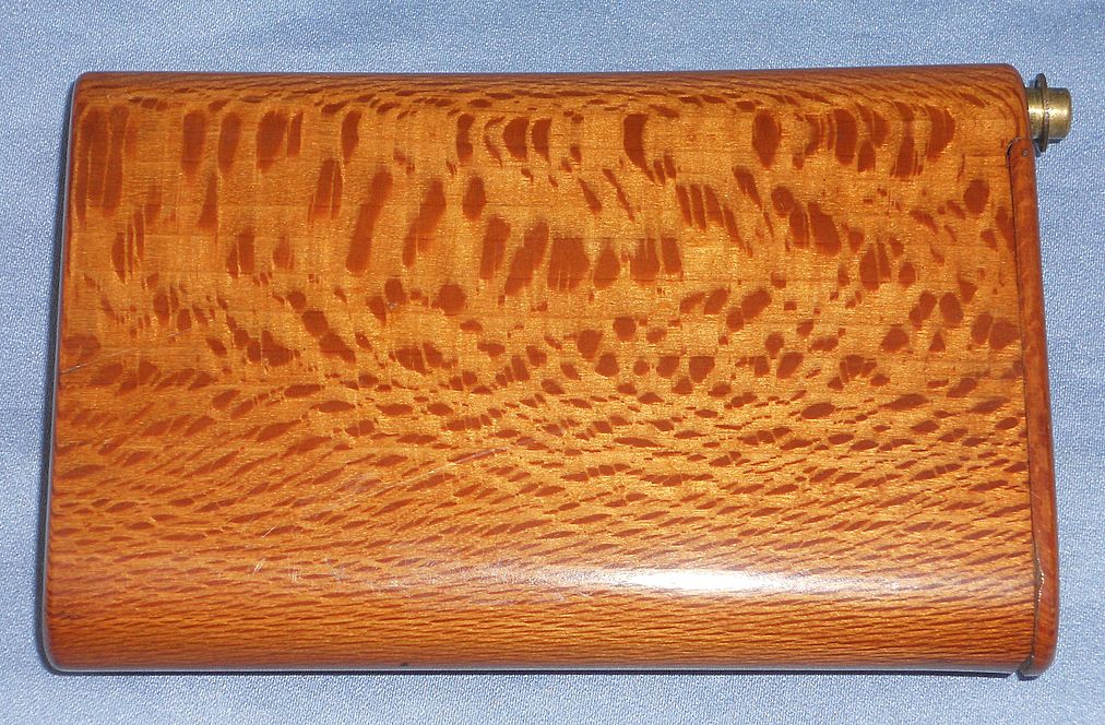 Russian Cigarette Case, Edwardian, With Vesta Russian Cigarette Case, Edwardian, With Vesta