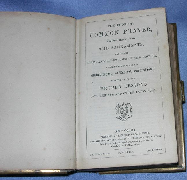 The Book of Common Prayer , Oxford Edition, Victorian The Book of Common Prayer , Oxford Edition, Victorian