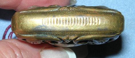 Brass Match Safe, Vesta Brass Match Safe, Vesta