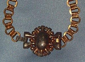 Choker, Victorian, Cameo, Rolled Gold, Cut Crystals Choker, Victorian, Cameo, Rolled Gold, Cut Crystals