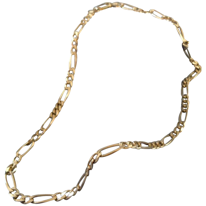 Sterling silver varied chain link necklace Sterling silver varied chain link necklace