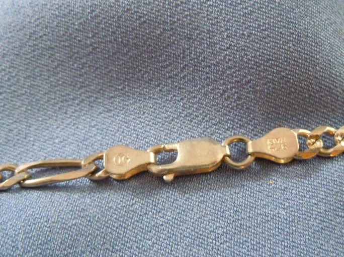 Sterling silver varied chain link necklace Sterling silver varied chain link necklace
