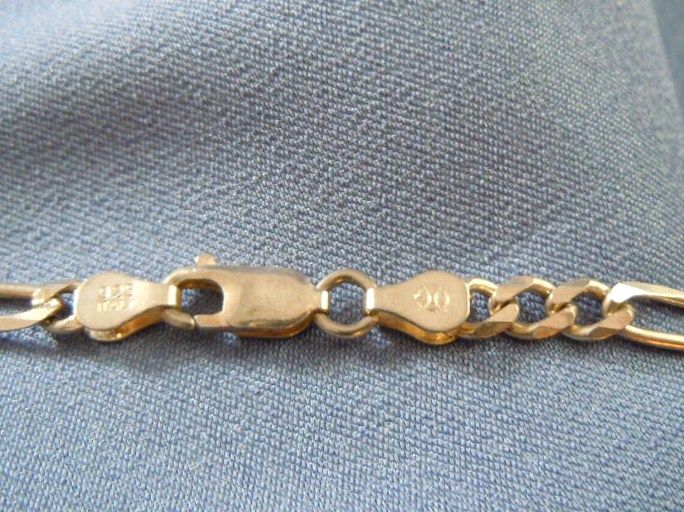 Sterling silver varied chain link necklace Sterling silver varied chain link necklace
