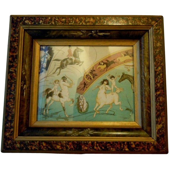 Antique frame ornate design & print Antique frame ornate design & print