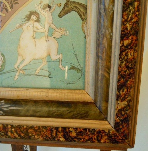 Antique frame ornate design & print Antique frame ornate design & print