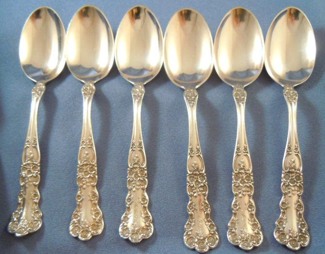 Antique Gorham sterling silver Buttercup forks & spoons (6) Antique Gorham sterling silver Buttercup forks & spoons (6)