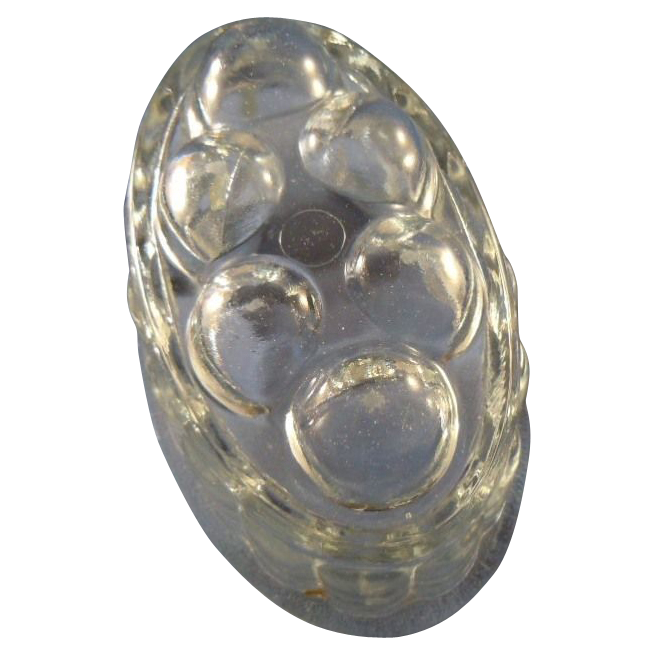 Vintage glass oblong mold aspic Vintage glass oblong mold aspic