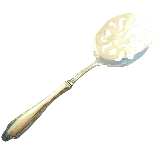 Tomato vegetable server sterling silver handle Tomato vegetable server sterling silver handle