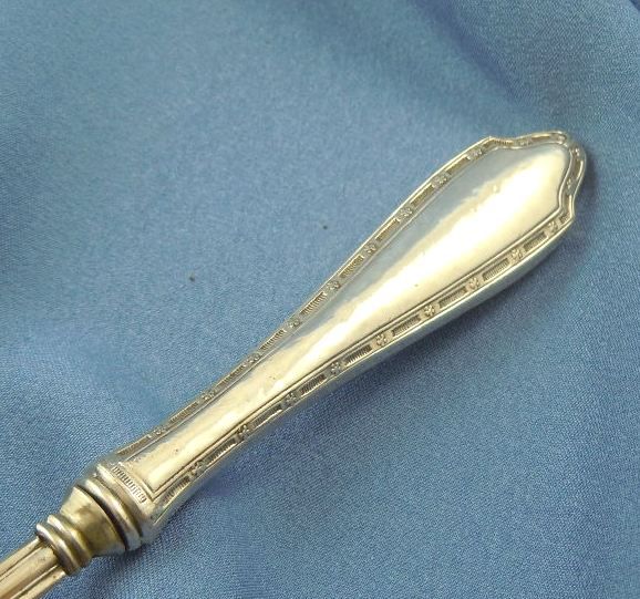 Tomato vegetable server sterling silver handle Tomato vegetable server sterling silver handle
