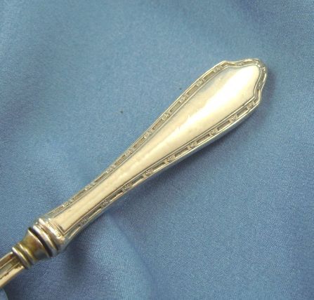 Tomato vegetable server sterling silver handle Tomato vegetable server sterling silver handle