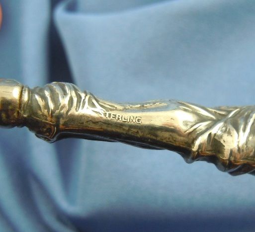 Art nouveau ink roller nude female sterling silver Art nouveau ink roller nude female sterling silver