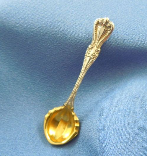 Salt spoon individual Colonial Towle sterling silver Salt spoon individual Colonial Towle sterling silver