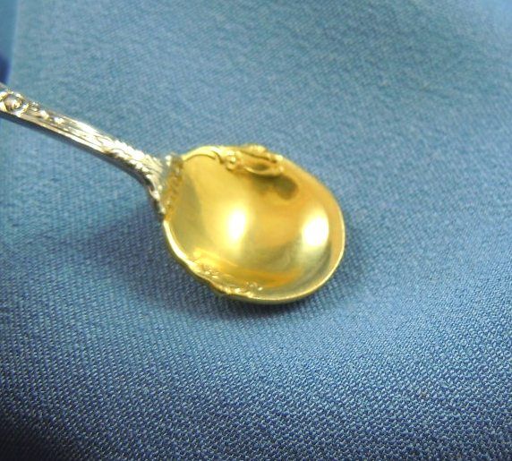 Salt spoon Georgian pattern by Towle sterling Salt spoon Georgian pattern by Towle sterling