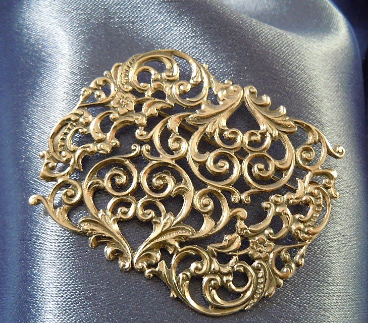 Art nouveau Style Sterling Silver Brooch Art nouveau Style Sterling Silver Brooch