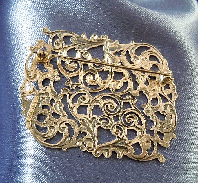 Art nouveau Style Sterling Silver Brooch Art nouveau Style Sterling Silver Brooch