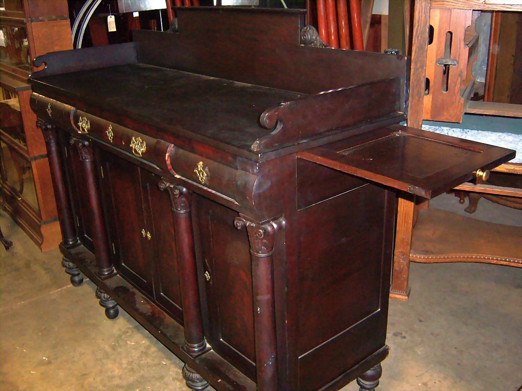 Mahogany Federal Empire Period Sideboard 1820 Mahogany Federal Empire Period Sideboard 1820