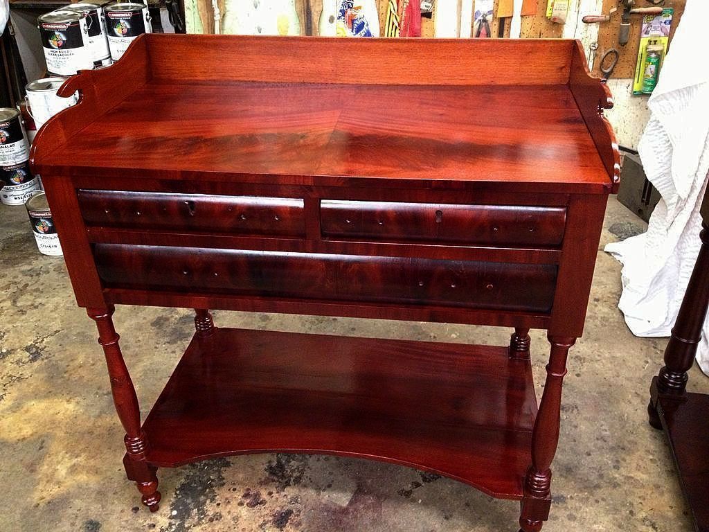 Mahogany Server, Federal Period, Empire, Sheraton Mahogany Server, Federal Period, Empire, Sheraton